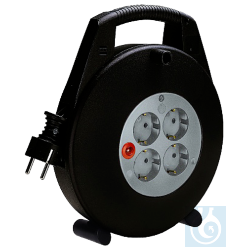 Image of neoLab® Cable reel with electrical monitor, 10 m cable - Luminix Health