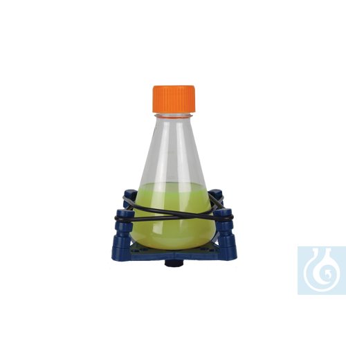 Image of neoLab® angle plate and 2 rubber bands for beakers - Luminix Health