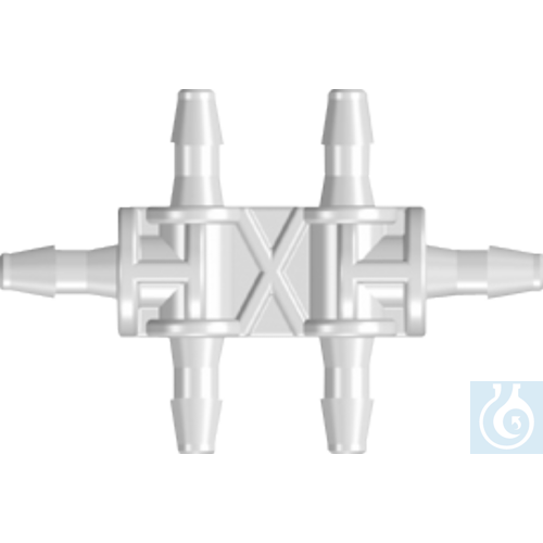 neoLab® Double connector T-shape f. tube I.-Ø 1.5 mm, 10 pcs./pack - Luminix Health