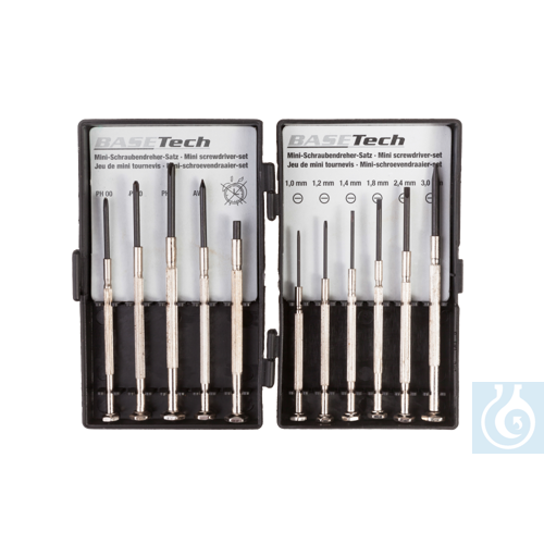 Image of neoLab® mini screwdriver set, 11 pieces - Luminix Health