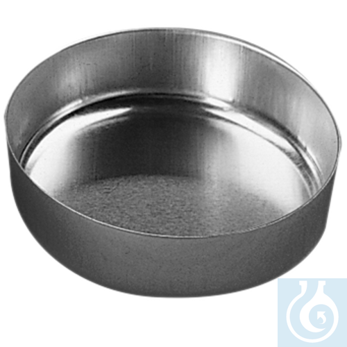 neoLab® Aluminum dishes smooth, 65 mm Ø, 100 pcs./pack - Luminix Health