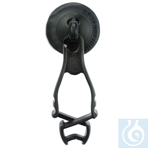 neoLab® glove clips with magnetic holder, black - Luminix Health
