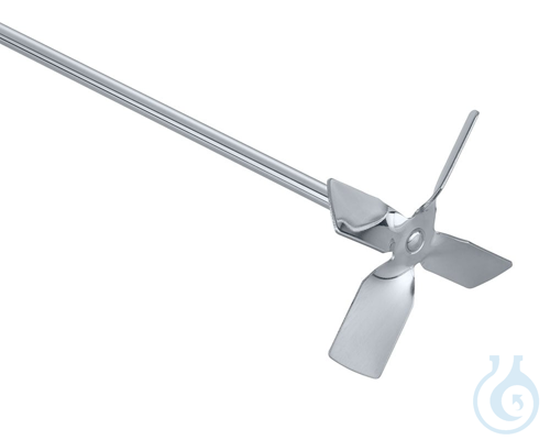 Image of R 1345, Propeller stirrer, 4-bladed, Ø100 mm, 540 mm - Luminix Health