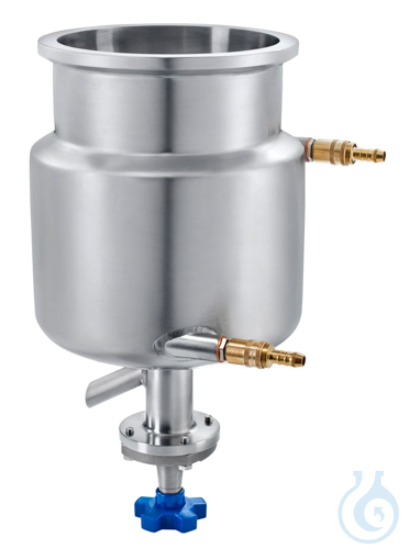 LR 2000.4, Stainless steel reactor vessel, dbl-walled, bot.drain, 2000 ml - Luminix Health