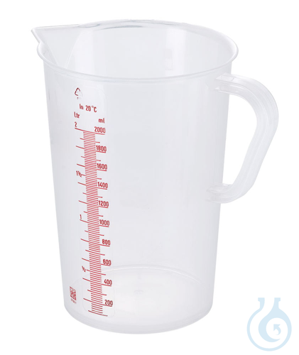 Image of C 200.1, Measuring cup, 2000 ml - Luminix Health