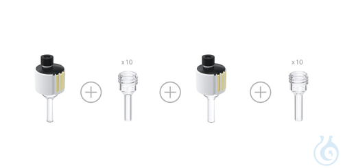 ElectraSyn MicroVial Kit complete, Kit of 1/ 2 ml vials complete, 10 spare vials - Luminix Health