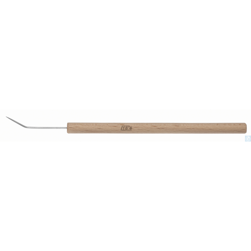 Dissecting needle, curved, Wooden handle - Luminix Health