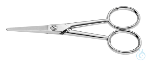 Image of Microscopy scissors 125 mm, blunt straight, forged - Luminix Health