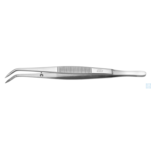 Image of Pointed tweezers 130mm, curved - Luminix Health