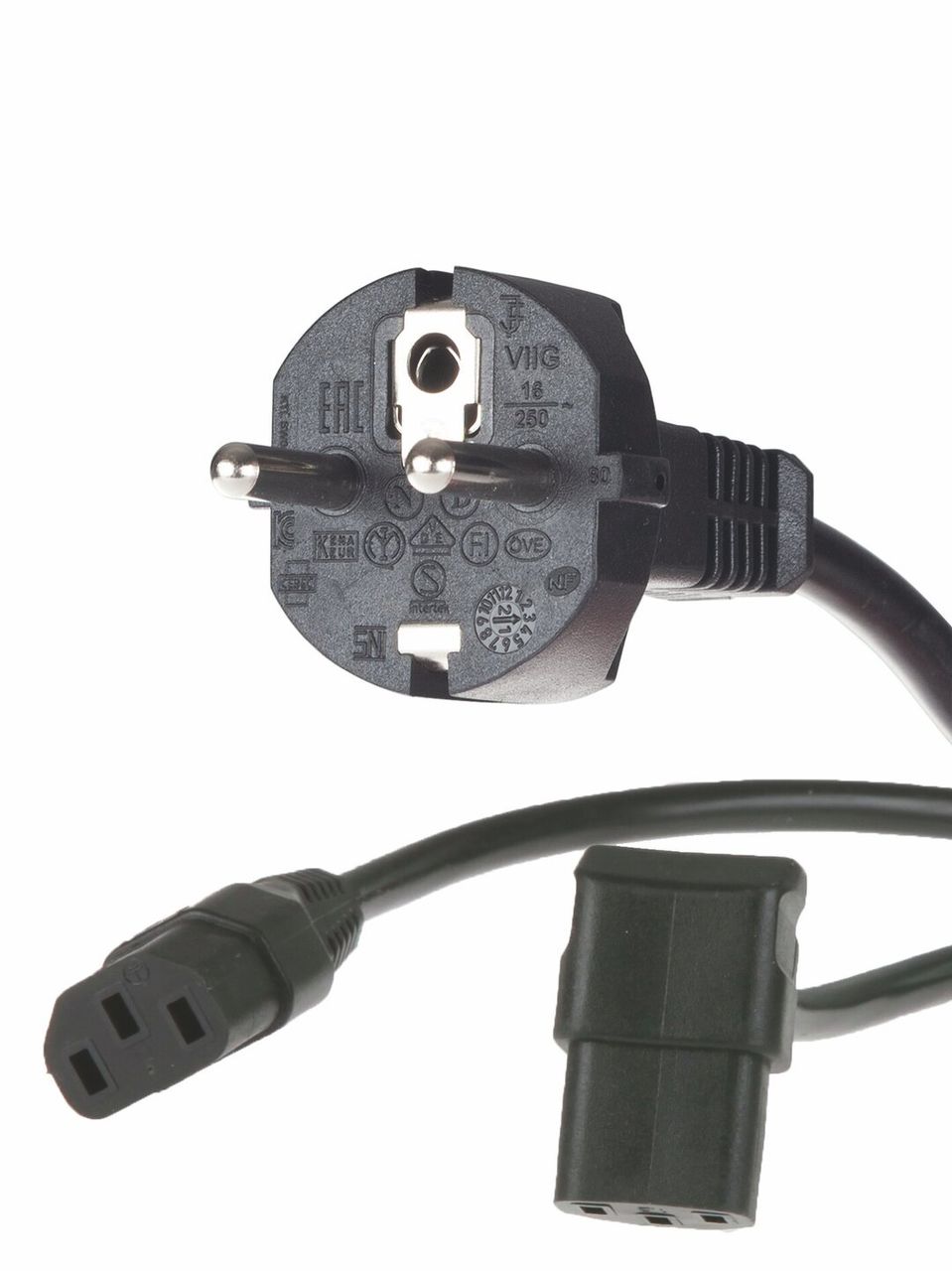 Power cable CEE, KG+LKG socket