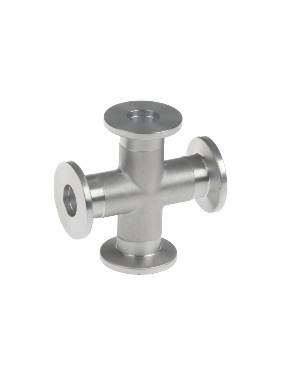 Cross piece, aluminium, KF DN 16/16/16/16