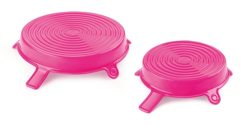 DURAN® silicone lid set, XL/XXL, , Pink, 1 set - Luminix Health