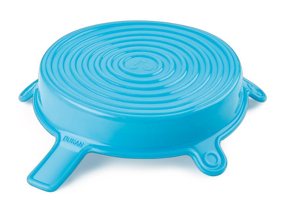 DURAN® silicone lid, Cyan, XL, Ø 102-120 mm, 1 unit(s) - Luminix Health