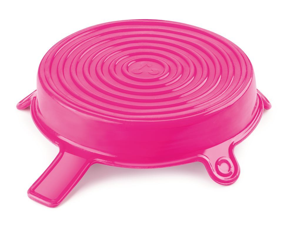 DURAN® silicone lid, Pink, XL, Ø 102-120 mm, 1 unit(s) - Luminix Health