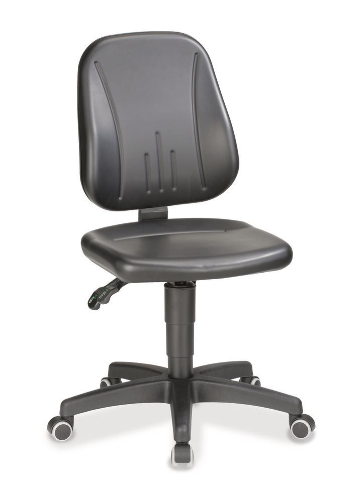 Basic office chair, Faux-leather, seat height, 440-620 mm, 1 unit(s) - Luminix Health