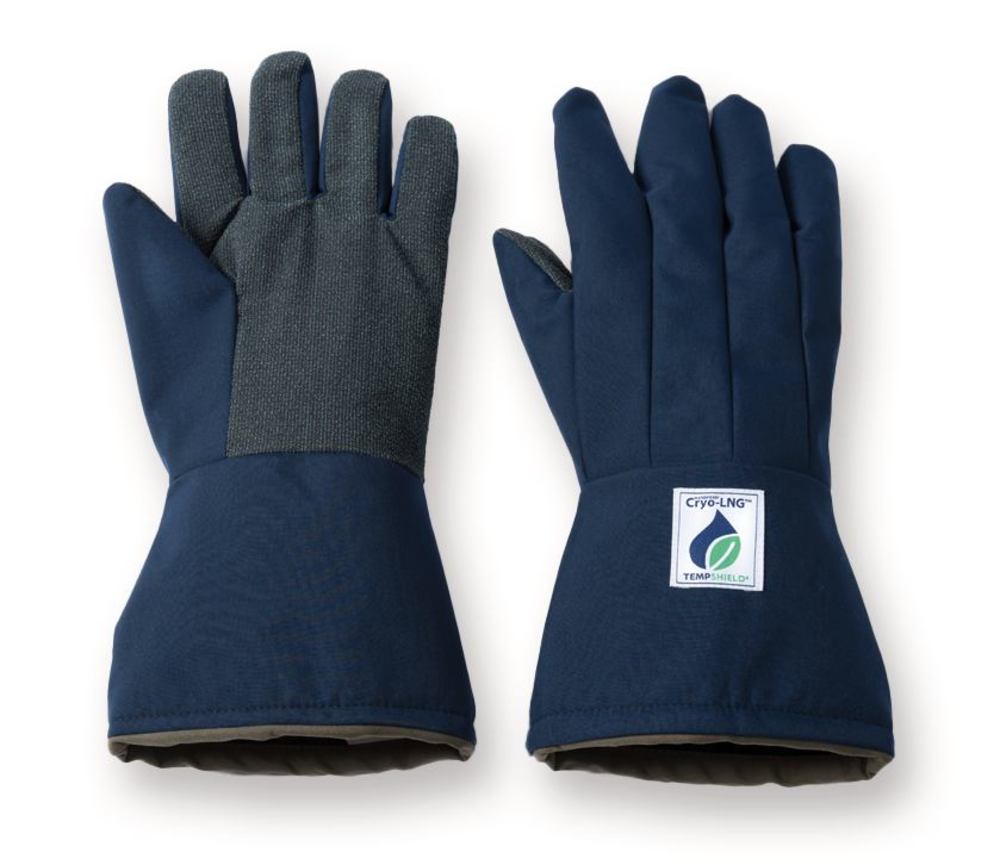 Cryo-LNG Gloves with cuff, Forearm length, blue, size L/10, 1 pair - Luminix Health
