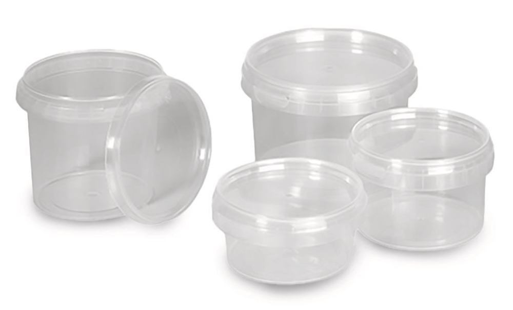 UniPak® tin, Transparent, PP, 565 ml, 100 unit(s) - Luminix Health