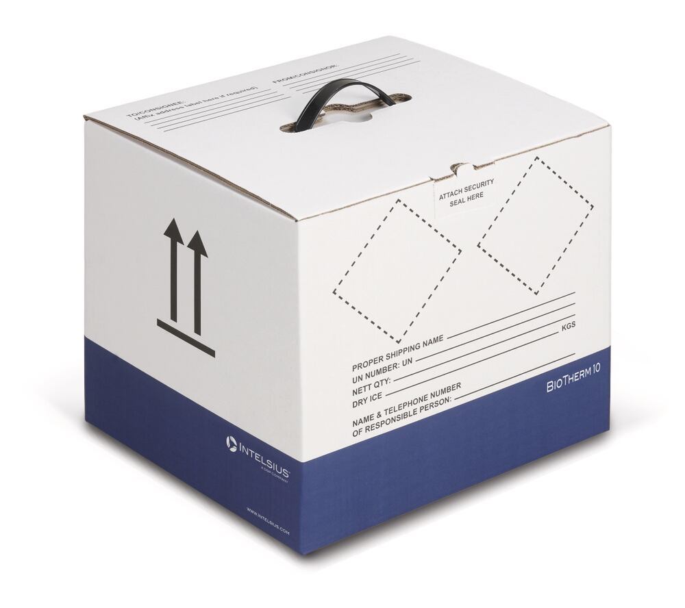 Dry ice transport packaging BioTherm 10