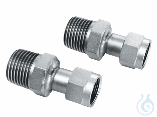 2 Adapters M16x1 female to NPT 1/2'' male - Luminix Health
