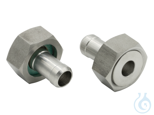 2 Barbed fittings for tubing 1/2'' inner dia. to NPT 3/4'' female - Luminix Health