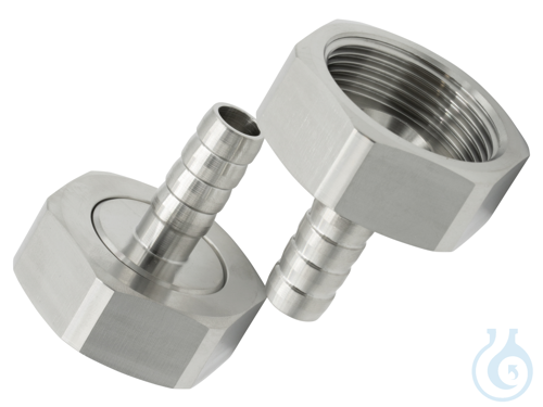 2 Adapters G 1 1/4'' female to barbed fitting for tubing 1/2'' inner dia. - Luminix Health