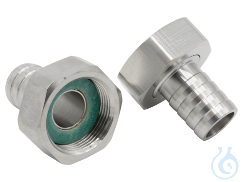 2 Adapters G 1 1/4'' female to barbed fitting for tubing 1'' inner dia. - Luminix Health