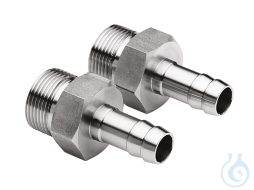 2 Adapters M24x1.5 male to barbed fittings 12 mm - Luminix Health