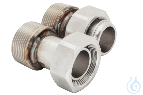 2 Adapters M38x1.5 female to NPT 1 1/4'' male - Luminix Health