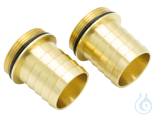2 Barbed fittings for tubing 1 1/2'' ID male to G 1 1/2'' male - Luminix Health