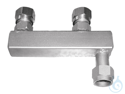 Twin distributing adapter M16x1 female to 2x M16x1 male - Luminix Health