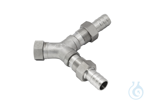 Twin distributing adapter G 3/4'' with barbed fittings for tubing 3/4'' inner - Luminix Health