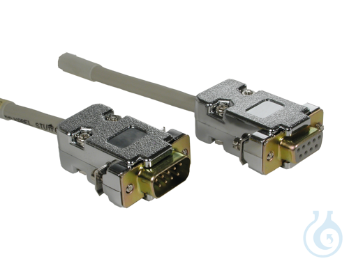 Image of RS232 interface cable, length 2.5 m, 9-pole/9-pole - Luminix Health