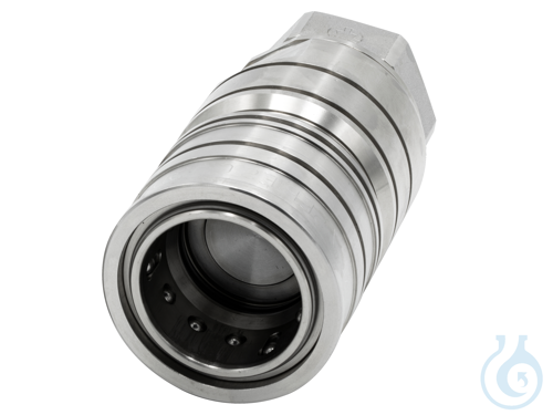 Image of Clean-Break self-sealing coupling M24x1.5, FFKM temperature range: -45 ... - Luminix Health