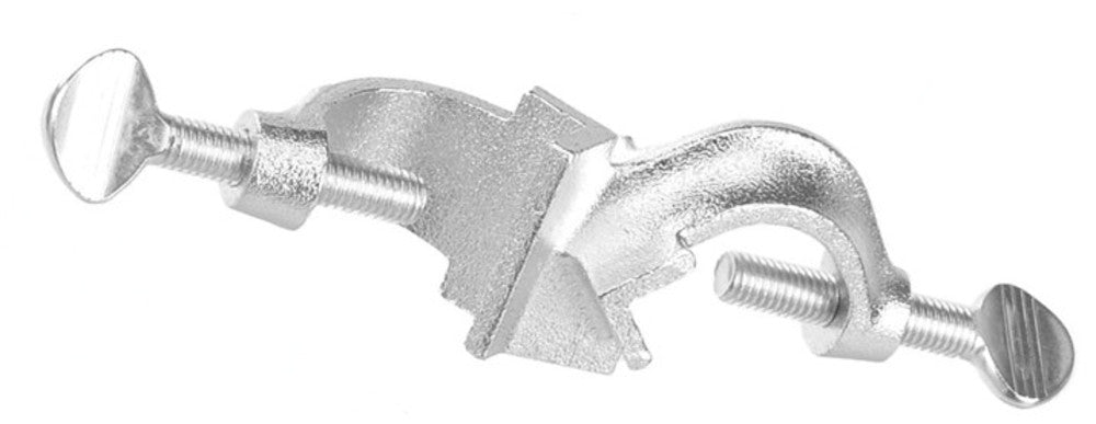 Double bosshead, rectang., malleable, cast iron, clamp. screws - Luminix Health