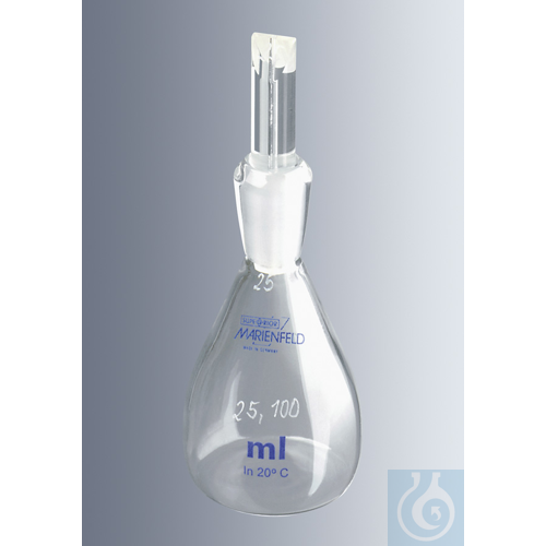 Specific gravity bottles, 10 ml, calibrated