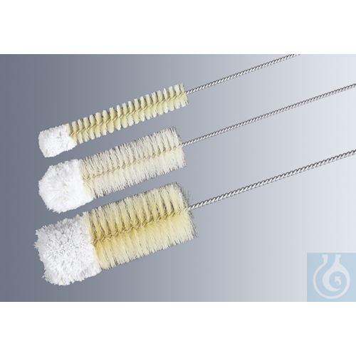 Brushes for cylinders, zinc-coated with loop at the end, brsitle with head of
