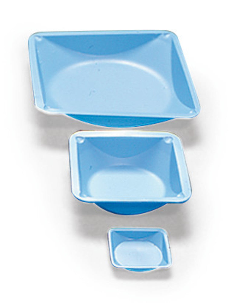 Rotilabo® disposable weighing pans, 330 ml, PS, non-sterile, opaque blue, - Luminix Health