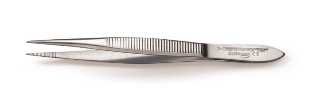 Dissecting tweezers, straight, 115 mm