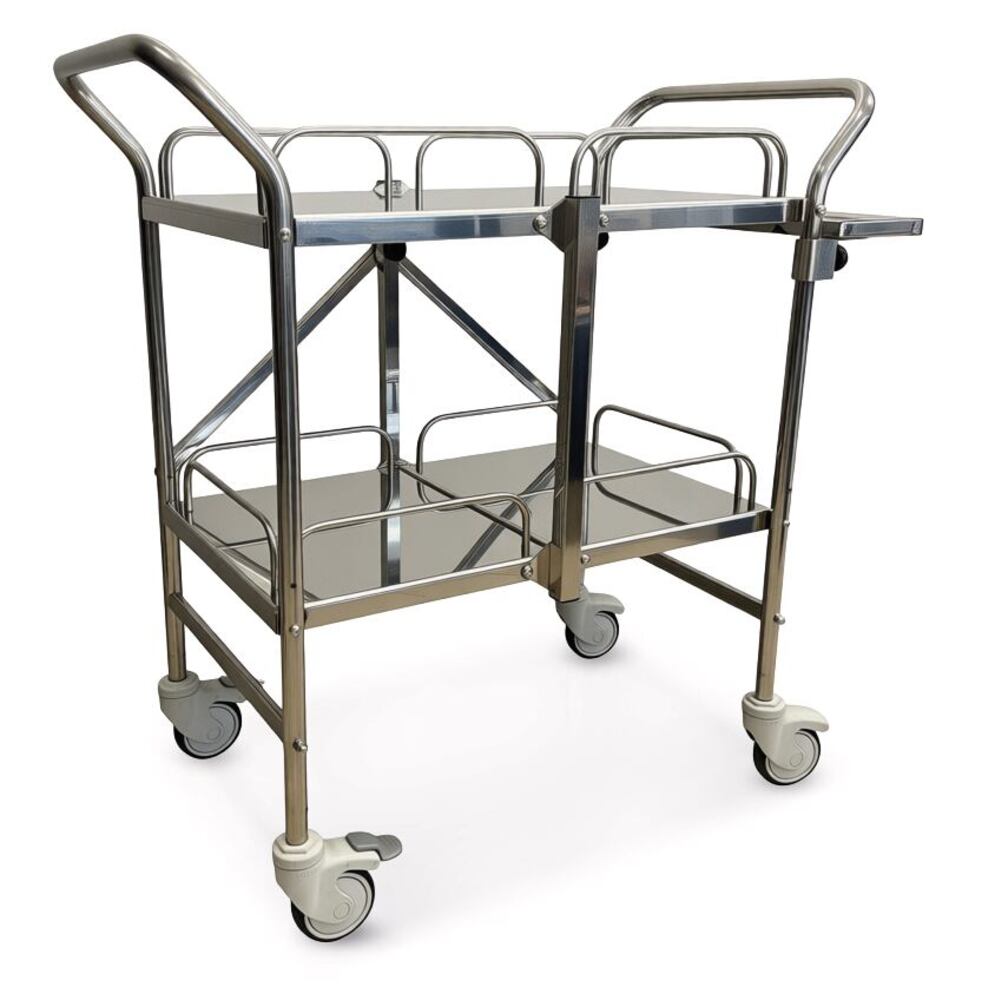 ViTeck shelf trolley, folding, with shelf space