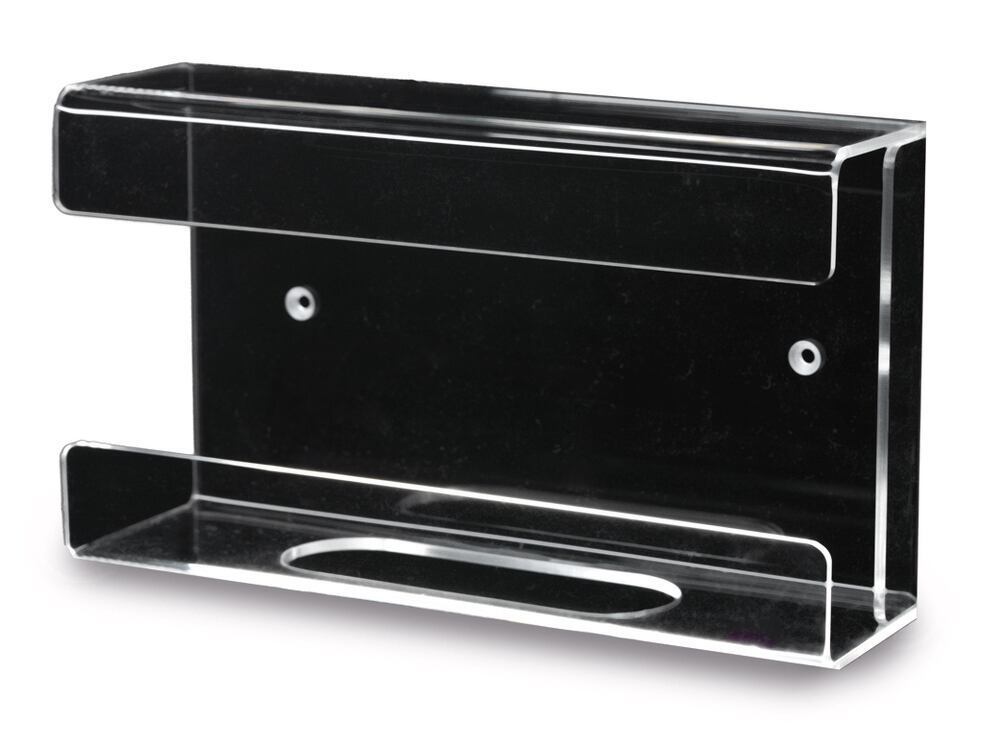 Rotilabo® wall holder, acrylic, for one box, art. 21WN.1