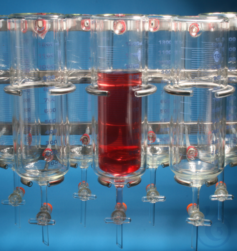 Image of Separating funnel, double-walled graduated 100-1200 ml - Luminix Health