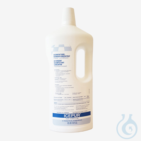 Icepur, Desinfektionsmittel 2 L Flasche, Verdünnungspflichtig - Luminix Health