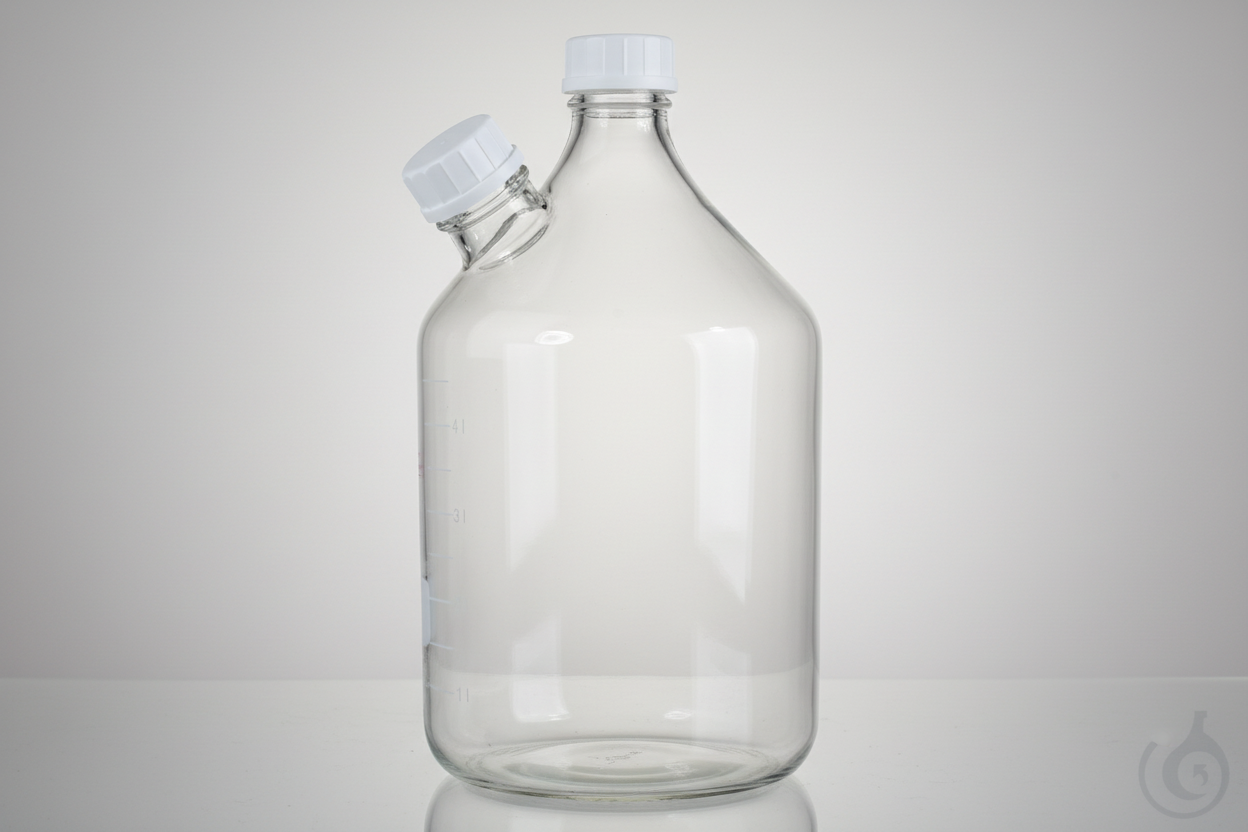 Image of Media bottle, 20000ml with 2* GL 45 thread connection - Luminix Health