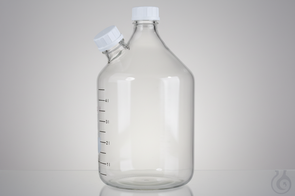 Image of Media bottle, 1000ml with 2* GL 45 thread connection - Luminix Health