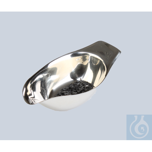 Stainless steel weighing pan, volume 0.1 litre - Luminix Health