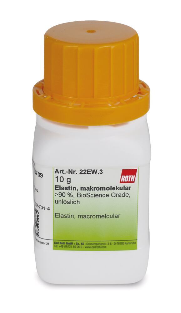Elastin, macromolecular, >90 %, BioScience Grade, insoluble, 1 g
