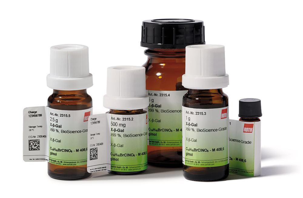 X-beta-Gal, min. 99 %, BioScience-Grade, 100 mg, glass - Luminix Health