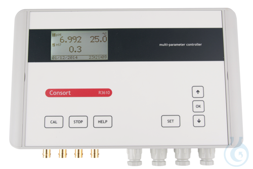 Image of R3620 - 2 CHANNEL PH/EC/ION/O2/ORP CONTROLLER Multi-parameter controller - Gold - Luminix Health