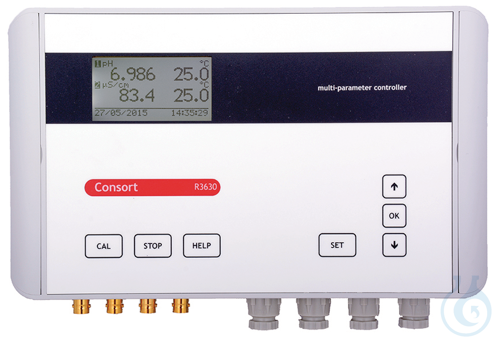 Image of R3630 - 2 CHANNEL PH/EC/CL/ORP CONTROLLER Multi-parameter controller - Gold - Luminix Health