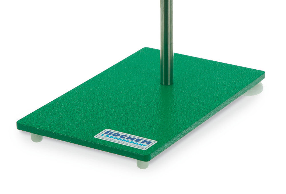 Retort stand base classic, steel, threated borehole M 10, 210 x 130 mm - Luminix Health